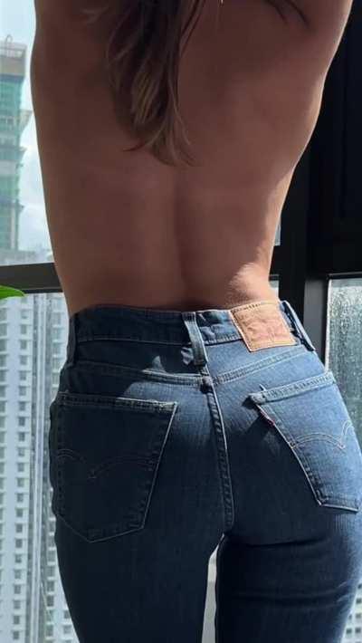 These jeans are perfect for my cute ass