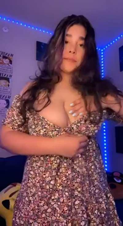 Would you let me bounce my Venezuelan boobs on your face