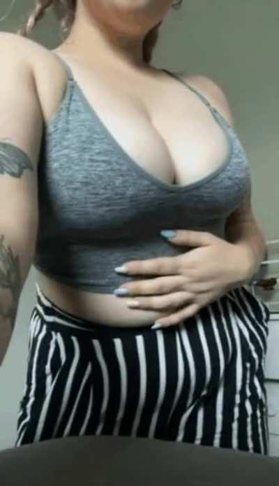 My tits can get so heavy… could you help me hold them up